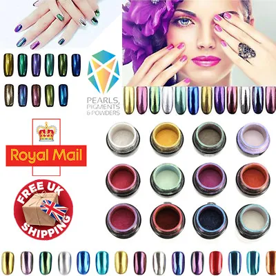£6.29 • Buy Chrome Mirror Ghost Mermaid Effect Pearl Powder Pigment Nail Art Paint Mica Uk