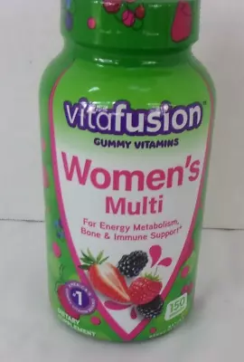 VITAFUSION Women’s Daily Multi Vitamin Gummies Natural Berry Flavor 150c 02/2024 • $5