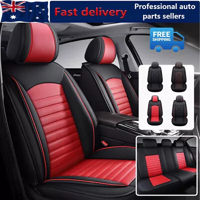3D Leather Car Seat Cover Full Set Universal Fit Nissan Xtrail Interior Protect • $140