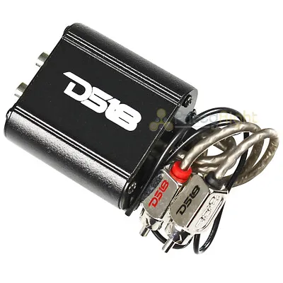 DS18 Professional Noise Filter 2 Channel RCA Female In Male Out Car Audio NF1 • $18.95