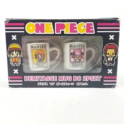 $21.99 • Buy One Piece Demitasse Mug BC Set Of 2 Nami & Chopper
