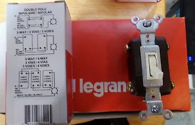 Pass & Seymour 664-LAG 4 Way Toggle Switch 15A 120/277 Vac Ground Side Wholesale • $6.99