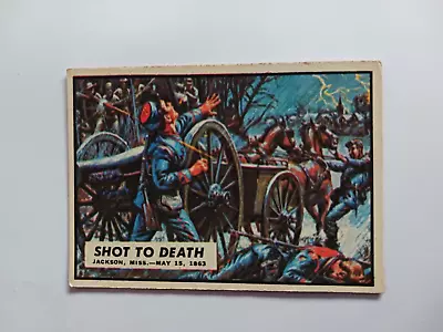 A&BC American Civil War Bubble Gum Trading Cards No 44 1966 • £2