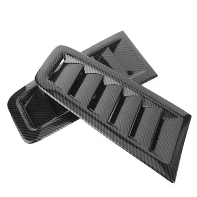 Universal Car Front Hood Scoop Vent Cover RS MK2 Style Plastic Black • $16.98