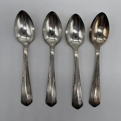 4 Antique Vintage Collectible Spoons Silver Plate- Monroe Silver Co Epns • $6