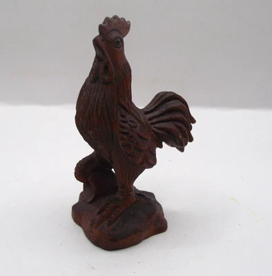 £9.99 • Buy Japanese Hand Carved Netsuke Cockerel Signed 
