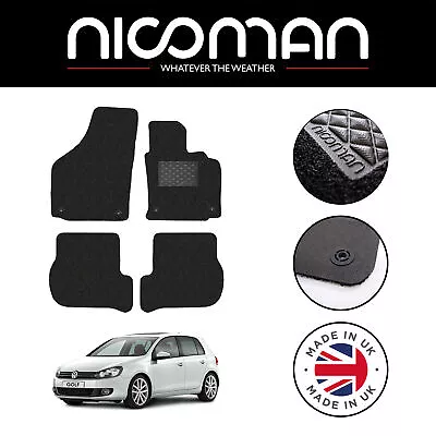 Volkswagen Golf MK5 2004-2009 GENUINE FITTED Front & Rear LUXURY Car Mats Black • $32.82