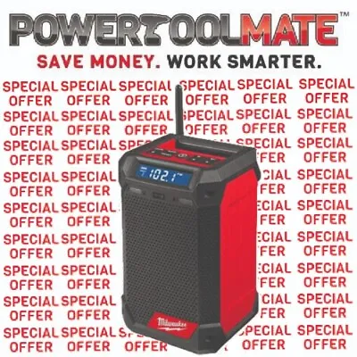 £143.99 • Buy Milwaukee M12RCDAB+-0 12V Radio And Charger Bare Unit