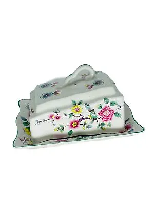 £17.50 • Buy Old Foley Chinese Rose Cheese Dish James Kent Staffordshire England
