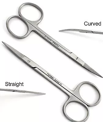 2X Handicraft Embroidery Scissors Curved Straight Sewing Knitting Thread Scissor • £5.50