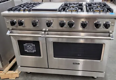 $6.18 • Buy Showroom Model Viking 48 All Gas Range With 6 Burners And Griddle Stainless Ste