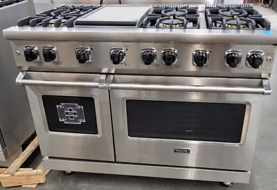 $6.18 • Buy Showroom Model Viking 48 All Gas Range With 6 Burners And Griddle Stainless Ste
