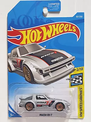 Hot Wheels 2019 Mazda Rx-7 - Us Card * • $7.95