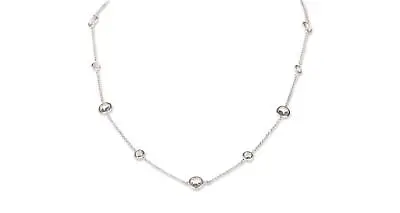 Nadri 302129 Station Necklace Silver/ Clear Cz One Size • $47.60