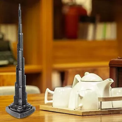 Burj Khalifa Tower Model Alloy Miniature Dubai Tower Model Arts Craft Office • $8.82