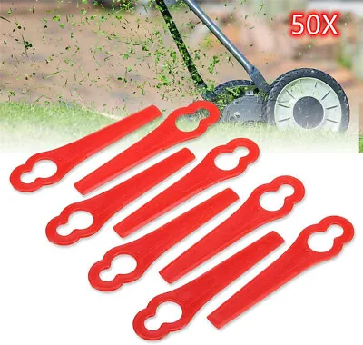 50 Pcs Blades For KULLER BOSCH OZITO Garden Yard Plastic For Grass Trimmer AU • $8.49