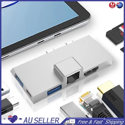 $33.19 • Buy Docking Station High Speed Transmission USB Hub Expander For Surface Pro 8 9 X