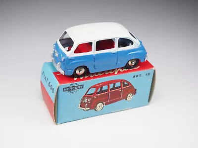 MERCURY - 19 - Fiat 600 Multipla - Cream White And Dark Blue - Boxed • $351.52