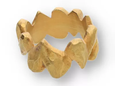 Designer Heart Ring Women's In 750 Yellow Gold • £1170.74