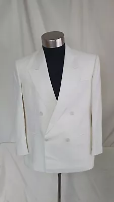 Mens Jacket Mario Barutti Ivory 40  Chest 28  Length 7576 • £12