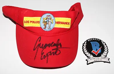 Giancarlo Esposito Signed Breaking Bad Los Pollos Hermanos Hat Beckett Bas Coa • $363.97