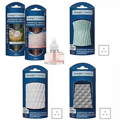 YANKEE CANDLE Electric PLUG IN UNIT + 2 Refills Air Freshener UK SCENT PLUG  • £19.99