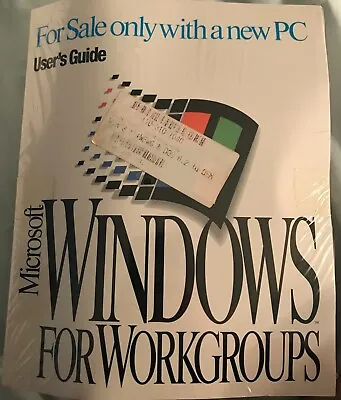 Microsoft Windows For Workgroups & MS-DOS (Sealed) • £70