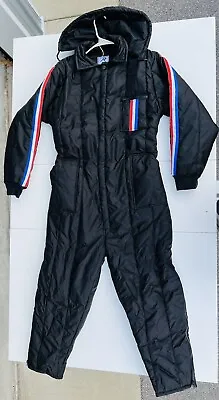 Mens ROTHCO Snowsuit/ Ski Insulated COVERALL JUMP SUIT Three Stripe EUC! • $39.99