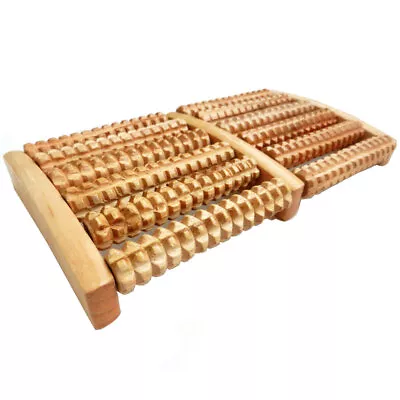 10 Raw Wooden Wood Roller Foot Massager Stress Relief Pain Health Therapy Relax • $8.16