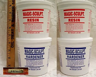 M02051x2-FS MOREZMORE 10 Lb NATURAL Magic Sculpt Sculp Epoxy Clay Model Putty • $117.58