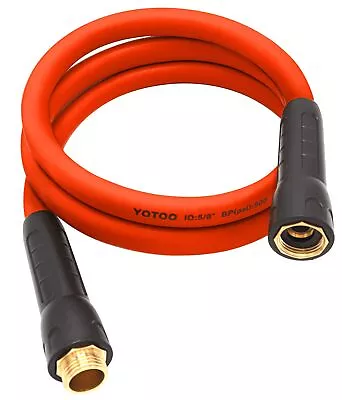 Heavy Duty Hybrid Garden Lead In Water Hose 5/8-Inch By 6-Feet 150 PSI Kink ... • $32.77