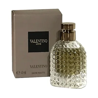 Valentino UOMO  4ml EDT Mini Miniature Men Him Travel Perfume Aftershave • £13.99