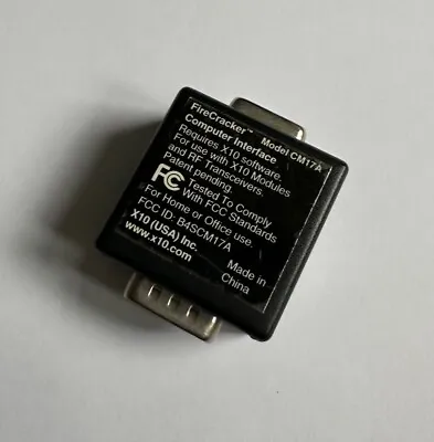 $12.95 • Buy X-10 FireCracker Computer Interface CM17A X10