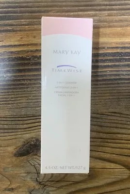 Mary Kay TimeWise 3-in-1 Facial Cleanser 4.5 Oz. Net Wt. New In Box 869200 • $21.95