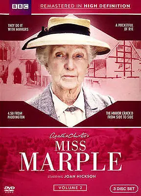 AGATHA CHRISTIE MISS MARPLE - Volume 2 - Three Disc Set REMASTERED DVD • $9.95