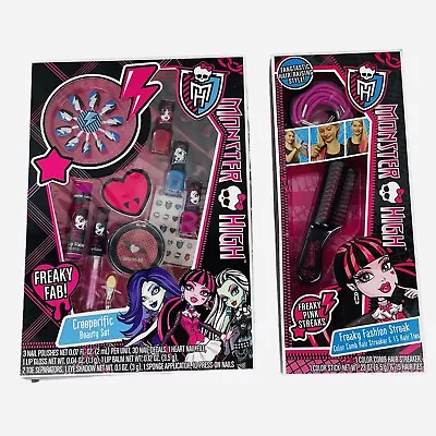 Monster High Beauty Gift Sets Creeperific 50 Piece AND Freaky Fashion Streak • $29.99