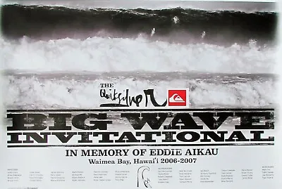 2006 Mint Original Eddie Aikau Waimea Hawaii Big Wave Surfing Contest Poster • $75