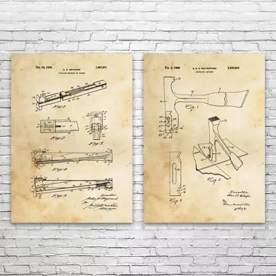 Roofing Patent Prints Set Of 2 Roofer Gifts Industrial Art Contractor Gifts • $23.95