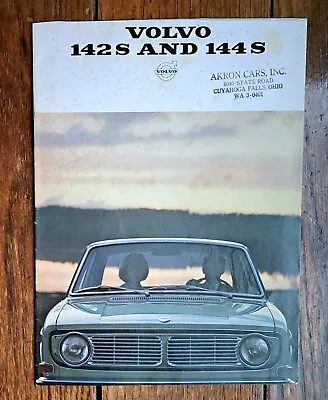 Volvo 142S And 144S 18 Page Sales Brochure And Data Sheet. Original 1960's • $15