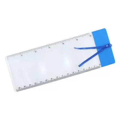 Hand Held Ruler Magnifier Bar Measuring Scale Glass Reading Magnifier • $6.66