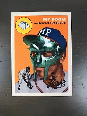 MF DOOM Limited Edition Baseball Rookie Card Art Metalface Doomsday MM Food • $16.99