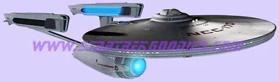 $6.49 • Buy Star Trek: Original Movies VINYL DECAL / STICKER Enterprise NCC-1701 Re-Fit #1!