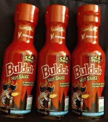 3 PK 2x Samyang Buldak Spicy Hot Sauce Chicken Flavor Sauce 7.05oz 200g SALE!!! • $19.95