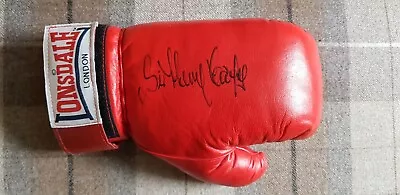 Sir Henry Cooper Signed Boxing Glove Red Lonsdale Champion Muhammad Ali • £150