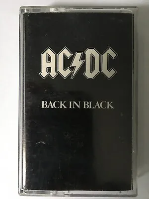 AC/DC Back In Black Cassette-Classic Album-Heavy Metal History! In VGC 1980 • $46.99