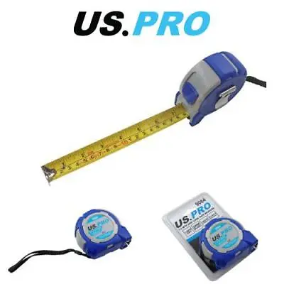 US PRO Tools 7.5 Meter / 25FT Grip Lock Tape Measure With Nylon Coating 9064 • £8.80