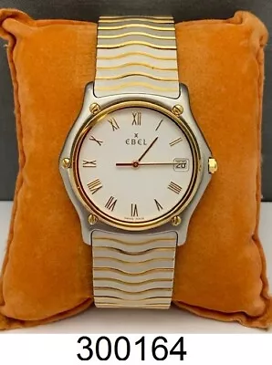 $999 • Buy Ebel Wave Sport Classic Watch 18k  Bezel - Original Box And Card 1187141 - Mens