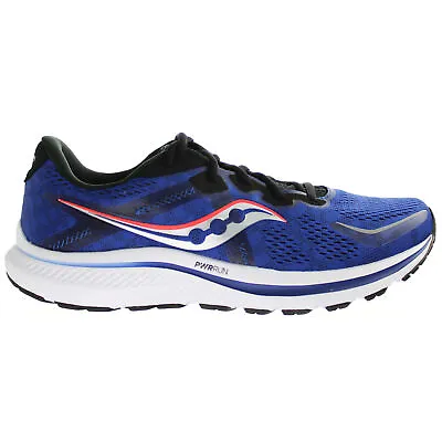 Saucony Omni 20 Lace-Up Blue Synthetic Mens Running Trainers S20681 16 • £74.99