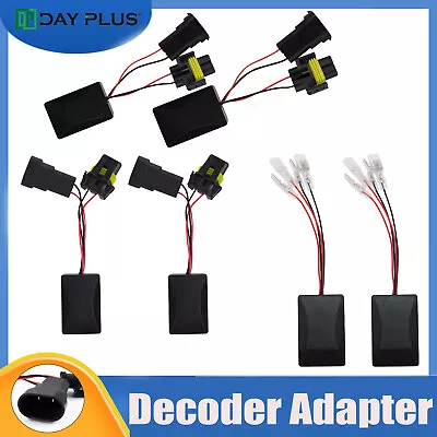 2x Decoder Adapter Harness For H11 9005 9006 H1 HB3 HB4 H7 LED Headlight Bulbs • $9.70