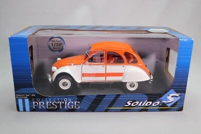 $106.84 • Buy 1976 LJ743 SOLID PRESTIGE 421183600 1/18 1:18 Citroen 2CV Spot Car Orange